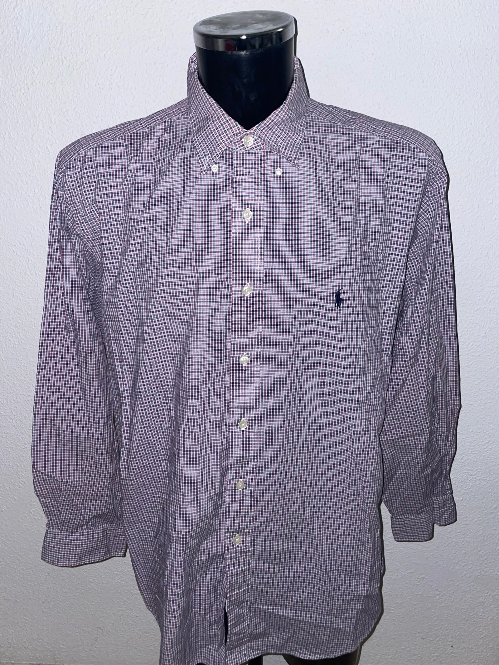 Ralph Lauren vintage overhemd / Maat: XL / T-shirts in goede staat / Geborduurd logo – photo 3